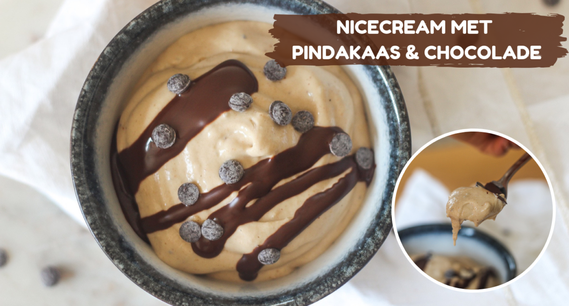 Recept Pindakaas Nicecream Bananenijs Met Chocolade Fitbeauty